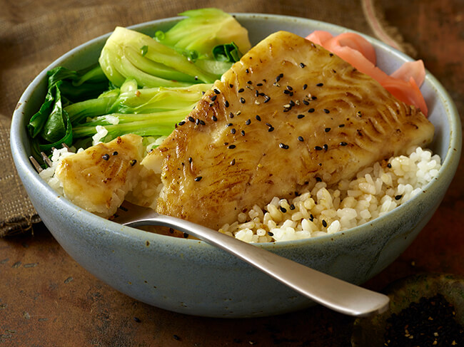 Wild Alaska Pollock with Sesame Ginger
